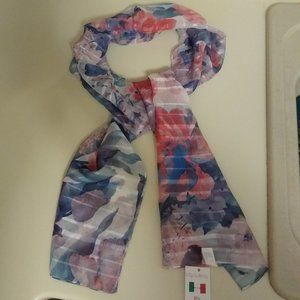 NWT  Roby Foulards Silky Touch Scarf (Made in Italy)
